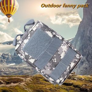 Midjesäckar multifunktionell utomhus taktisk väska verktyg blixtlås Packtillbehör Hållbart bältespåse Sport Fanny