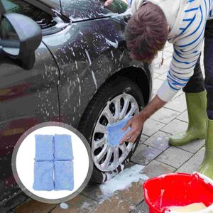 Vehicle Protectants 4pcs Wash Microfiber Sponge Auto Car Washing BlockCare