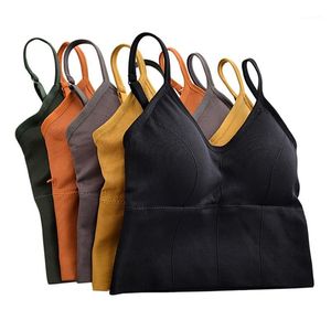 Camisoles & Tanks Women Sling Backless Tank Top Mid-length Sculpting Vest Fitness Wrapped Chest Net Wild