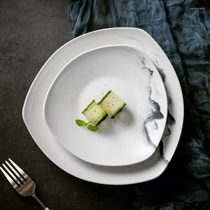 プレートセラミック食器家ホームディナーレストランクリエイティブスペシャル型のフルーツデザートプレートアートコタミングブレックファースト