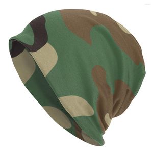 Berets Hippie U.S Military Woodland Camo Mönster Skallies Beanies Winter Warme Beanie Hat Army Tactical Camouflage Knitting Bonnet
