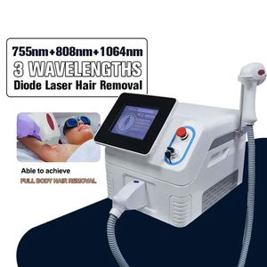 808nm Diode Laser painless permanent Hair Removal Machine Triple Wave 1064nm 808NM 755nm 3 Wavelength Epilator