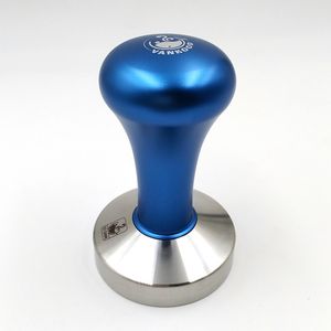 Tampers Espresso Coffee Blue Machine Press Flat Base Barista Accessories 51mm 57,5mm 58mm 230211