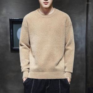 Men's Sweaters Stylish Spring Sweater Loose Knitting Casual Men Autumn Heat Retention For Daily Wear