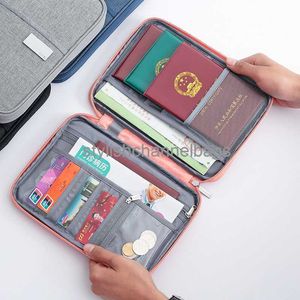 Plånböcker Kvinnor Travel Wallet Family Passport Holder Waterproof Document Case Organizer Män resetillbehör Dokument Bag Korthållare 0212/23