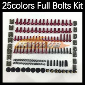 268pcs Kit de parafusos completos para parafusos de moto para Honda CBR893RR CBR900 CBR893 RR 89 90 91 92 93 1989 1990 1991 1993 Motocicleta parafusos