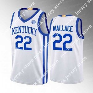 Jerseys de basquete Kentucky Wildcats Oscar Tshiebwe 2022-23 Jersey de basquete de elite Jacob Toppin CJ Fredrick Sahvir Wheeler Daimion Collins