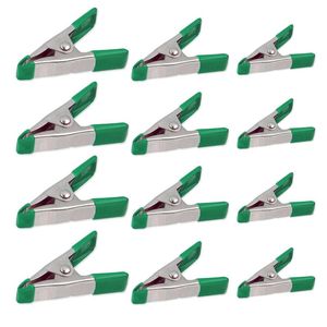 Clothing Storage & Wardrobe 12pcs Multifunctional Tent Clamp Set Metal Spring Clip Heavy Duty Alligator ClipClothing