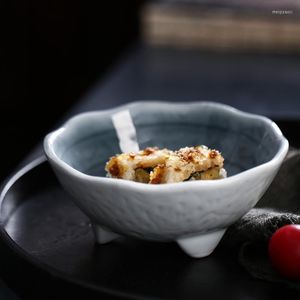 Миски керамические десерты в японском стиле десерты творческие нерегулярные треугольники холодные блюда закуски фрукты кухонные принадлежности