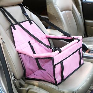 Hundbilsäte täcker resor Pet Carrier Bag Waterproof Basket Folding Hammock Carriers Påsar för Cat Dogs Safety Travel Mesh