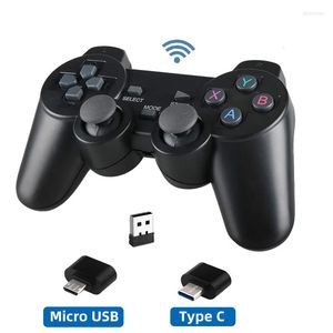 وحدات التحكم في اللعبة 2.4G وحدة تحكم لاسلكية لـ Super Console X-Pro Gamepad USB PSP / PC Android TV Box Tablet Molestick