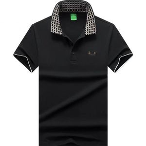 Camisa polo masculina de manga curta verão 2023 camiseta casual de manga curta com lapela tendência top masculino TAMANHO M-3XL