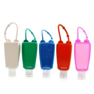 Butelki do przechowywania słoiki przejedź plastikową przezroczystą 30 ml pusta butelka z silikonowym uchwytem na klęcznik odbiornika napełniającego ręczny ciekłonek Contai Contai