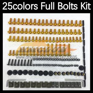 268PCS完全なMoto Body Full Screws Kit for Yamaha FZR400R FZR-400 FZR 400R FZR 400 FZR400 RR 89 90 1990 1990モーターサイクルフェアリングボルト