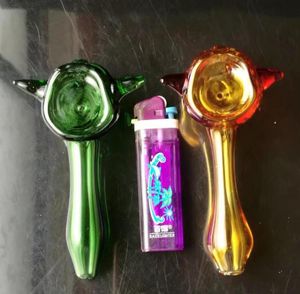 The new color glass pipes. Skull bone , Wholesale Glass bongs Oil Water Pipes Glass Pipe Oil Rigs Smoking