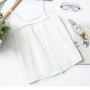 Camisoles & Tanks Song-Made Original Summer Daily White Red Chinese Style Improved Solid Color All-Match Hanfu Suspenders