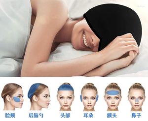 Bandanas 1 PCs comprimem a tampa da cabeça para aliviar a pressão da enxaqueca fria esticada para fisioterapia olho/máscara