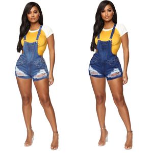 Shorts Summer Ripped Dress Suspender Jeans Tight Hip Lift Suspenders 9013