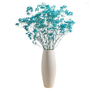 Fiori decorativi 110G Mazzi naturali secchi/immortali per l'alito del bambino Vero tocco per decorazioni nuziali Vaso non incluso