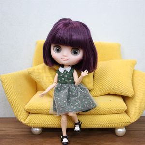 Dolls ICY DBS Blyth Middie Doll Joint Body 20CM Customized Doll Nude doll or Full Set Includes Clothes Shoes DIY Toy Gift for Girls 230211