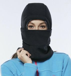 Berets mężczyźni kobiety zima wiatrakowa maska ​​do twarzy grube regulowane miękkie motocykl rowerowe motocykl na zewnątrz sporty dla skóry przyjazny dla skóry