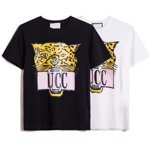 Homens camisetas Mulheres Designer Mangas Curtas Camisetas Verão Algodão Respirável Tigre Impresso Tees