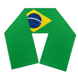 Szaliki Brazylia młodzież za darmo na zamówienie numer nazwy Po logo Br DIY Scarf Bra Country Travel Portugal Nation Brasil Flag Flag HEAPEAR