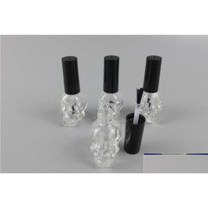 Paketleme şişeleri 5pcs/lot 10ml skl Boş oje şişesi ile siyah küçük fırça sanat kabı cam yağ damla dağıtım ofisi schoo dhpuq