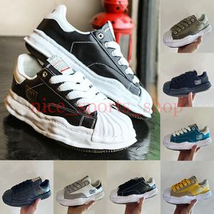 MMY Maison Mihara Yasuhiro Hank Athletic Shoes low top Sneakers spo rts Canvas Trainer lace-up Trim shaped Toe women luxury designers shoe rubber cap factory footwear