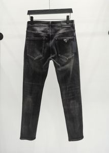 2023 ￥r Fashions Herr Mens Estruerad Ripped Skinny Luxury Designer Jeans ~ US Storlek 30-38 Jeans ~ H￶gkvalitativ smal motorcykel Moto Biker Causal Denim Pants Hip Hop Jeans