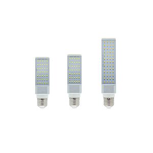 9W G24 LED-gl￶dlampa E26 5Watts ers￤ttning G23D-2 LED-kontakt i eftermontering Horisontell inf￤lld LYGLABLEG SPELA Cold White 6500K Crestech