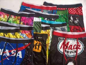 PSDDRandom styles Underpants Men unisex boxers sports Floral hiphop skateboard street fashion streched legging MIX COLOR S/2XL