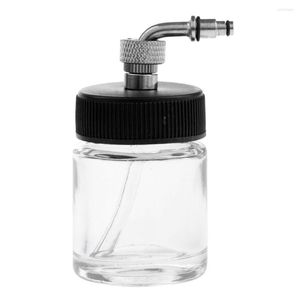 Lagringsflaskor Professionell Clear Side Pot Airbrush Glass Bottle Feat Paint Cup Jar 22cc - För de flesta sidokruka Airbrushes