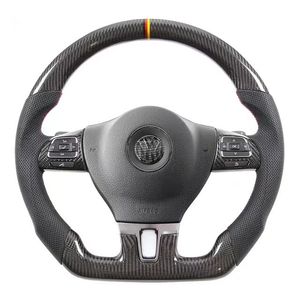 100% Carbon Fiber LED Smart Steering Wheels for VW CC Car Accessories