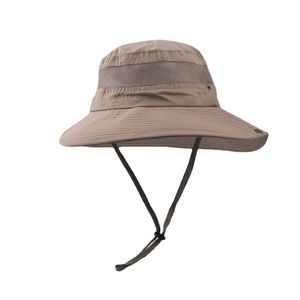 All-Matching Bucket Hat Men's and Women's Solid-Colored Sun Protection Suns Hat Breathable Sweat Absorbing Alpine Cap