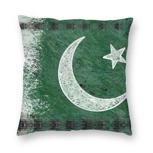 Pillow /Decorative Pakistan Flag Zindabad Throw Cover Polyester Decorative Creative Pillowcover Home Decor