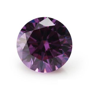 LUSE DIONDS Fabryczne gniazdo 30 szt./Torba Rozmiar 9 mm okrągłe mix Cut Color 5a Cubic Zirconia Gems Kulki kamieni szlachetne 15 kolorów DHE74