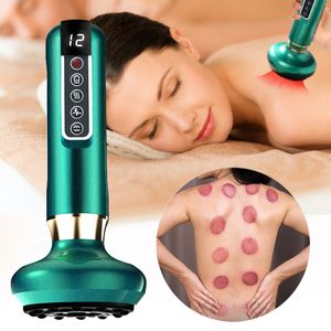 Full Body Massager 126 Level Electric Vacuum Cupping Massager Body Guasha Scraping Fat Burning For Body Anti-Cellulite Suction Cup Gua Sha Massage 230211
