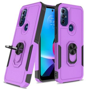 Kickstand -telefonfodral för iPhone XR/11 6.1 13 14 Pro Max TPU PC 2 i 1 Ring skyddande stötsäkert omslag