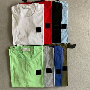 Designer Amanti dell'estate Tempo libero Polo in cotone T-shirt da uomo Girocollo a maniche corte con logo stampato ampio e semplice