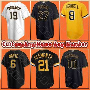 Stitch Ke'bryan Hayes baseball Kevin Newman Ben Gamel Jerseys Starling Marte Roberto Clemente Willie Stargell Jt Brubaker Bryan Reynolds Swaggerty