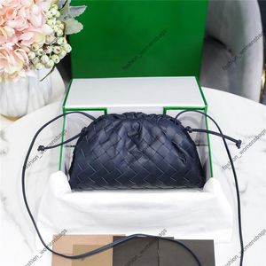 7A Top quality Woven Weave designer womens crossbody bag Genuine Leather Luxury Pouch Intrecciato handbag Nappa Mini Black Shoulder totes clutch Evening Bags