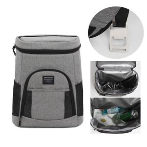 Thermal Cooler Insulated Picnic Bag Functional Pattern For Work Climbing Travel Backpack Lunch Box Bolsa Termica Loncheras304V