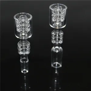 hookahs Smoking Diamond Knot Quartz Enail Banger Nails With Male Female 14mm 18mm Joints Suit For Glass Bongs Oil Rigs 20mm Coil Heater