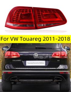 Lampa ogonowa stylizacji samochodów do Volkswagen Touareg LED Light 20 11-20 18 Projektowanie tylnej lampy Sygnał odwrotne