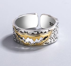 Wedding Rings Bohemian Mouth Lip For Women Boho Party Trend Korean Creative Geometric Irregular Jewelry Gift