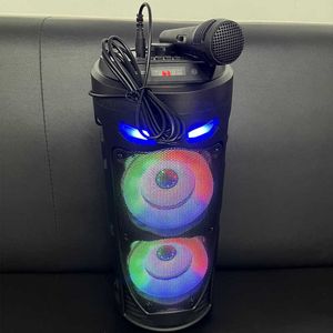 Portable Speakers Bluetooth Speaker Box Column KTV Wireless Subwoofer 18000 mAh Lithium Battery 30W Disk Soundbox Square Dance Outdoor