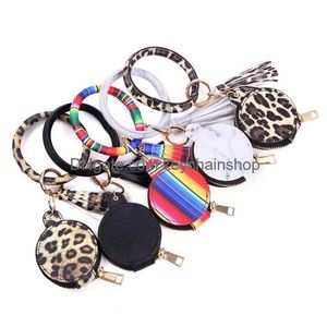 Nyckelringar Party Favor Chain Earphone Forhud Leather Mirror Cosmetic Bag Armband Ring Card Bags 9 Style 2906 Q2 Drop Delivery Jewel Dhyaq