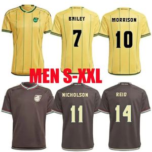 2023 JAMAICA SOCCER JERSEYS 23 24 National Football Team Bailey Antonio Nicholson Lowe Morde Home Away Football Shirt Thailand Qualiand Men Size S-XXL