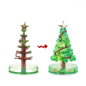 Decorações de natal papel criativo árvore de árvore de brinquedos de brinquedo de cereja CRISTAL GRANDE MAGIC DIY Decoração presente